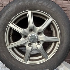 スタッドレスタイヤ ケンダ　アイステックネオ KR36 195/65R15 91Q ホイール付4本セット  トヨタヴォクシーの画像