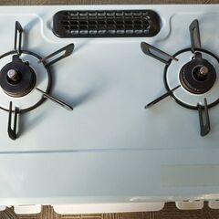 ガステーブル グリル部分未使用 都市ガス用 ホース付 の画像