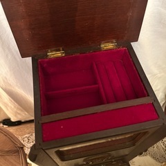 ELEMICA  エレミカ　オルゴール付きアクセサリーBOX アンティークヴィンテージインテリアの画像
