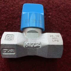 ☆キッツ KITZ GTF LPガス用 フレキ ガス栓◆5個セット・高品質の「KITZ」ブランドの画像