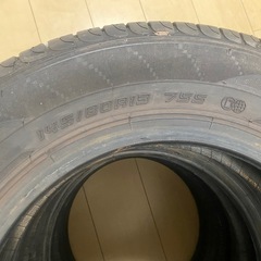 145/80R13 バリ山2025年国産タイヤ4本セットの画像