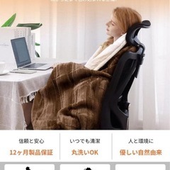 電気毛布 ⭐️高級フランネル両面仕様 10段階温度調節 188×130cm 大型の画像