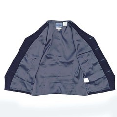 BLUE BLUE ブルーブルー 日本製 コーデュロイ ベスト ジレ 1 ネイビー メンズ ハリランの画像