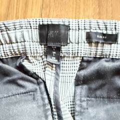 H&M　チェックボトムズ　サイズ：Lの画像