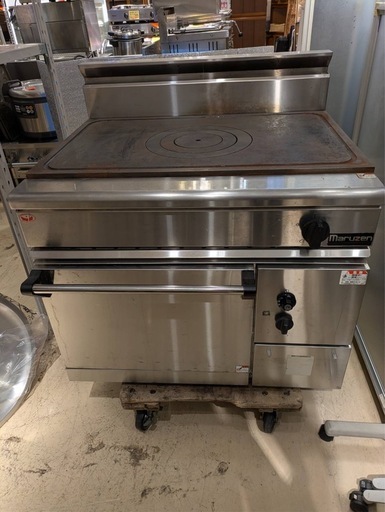 マルゼンのパワークックヒートトップレンジ(RHT-097S)都市ガス・2008年製