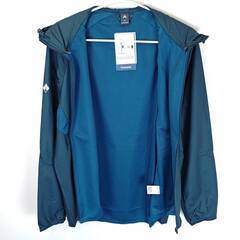 【未使用】モンベル ウルトラ ライトシェル パーカ M ブルーグリーン 1106686 メンズ mont-bellの画像