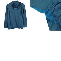 【未使用】モンベル ウルトラ ライトシェル パーカ M ブルーグリーン 1106686 メンズ mont-bellの画像