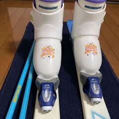 スキーセット　子供用　スキー板110 スキーブーツ21-22の画像