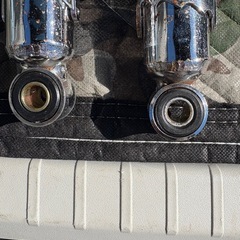 カブに付けてたリアサス　メーカー不明　サビ有りの画像