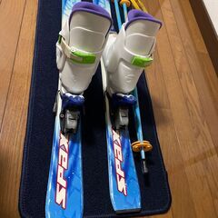 スキーセット　子供用　スキー板110 スキーブーツ21-22の画像
