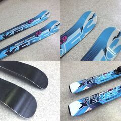 XERES 152cm カービングスキー CROSS CARVE X9 ブルー系 ビンディング付きスキー セレス ☆ 札幌市 北区 屯田 の画像