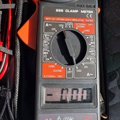 クランプ式デジタルマルチメーター　中古※取引中※の画像