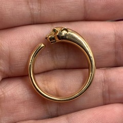 Cartier カルティエ　パンテールリング　スモール　イエローゴールド　サイズ60の画像