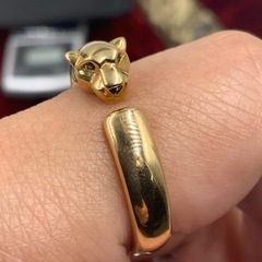 Cartier カルティエ　パンテールリング　スモール　イエローゴールド　サイズ60の画像