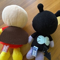 アンパンマン　ばいきんまん　ぬいぐるみ　2点セットの画像