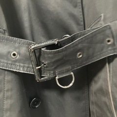 Burberryブラックレーベルメンズトレンチコートの画像
