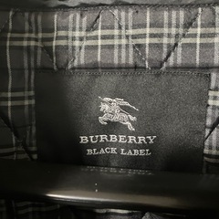 Burberryブラックレーベルメンズトレンチコートの画像