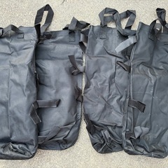 ウエイトバッグ テント タープ 脚 ポール 支柱 固定重り屋外 砂袋 （4ピース）の画像