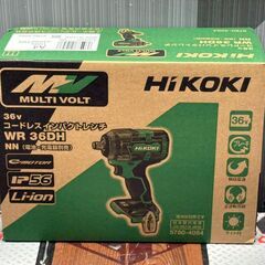 【新品】ハイコーキ HiKOKI WR36DH(NN) コードレスインパクトレンチ 36V 本体のみ【ハンズクラフト佐賀】の画像