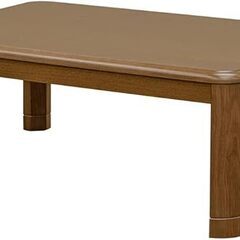 継脚式家具調こたつ105cm幅長方形・ブラウン MYK-105BRの画像