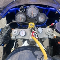 RGV250γ SP ガンマ　VJ21A 前後17インチ　チャンバー　オーリンズ　バックステップ　引き取り限定　自賠12年8月の画像