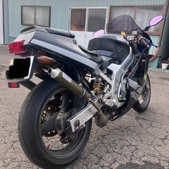 RGV250γ SP ガンマ　VJ21A 前後17インチ　チャンバー　オーリンズ　バックステップ　引き取り限定　自賠12年8月の画像