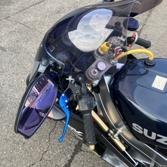 RGV250γ SP ガンマ　VJ21A 前後17インチ　チャンバー　オーリンズ　バックステップ　引き取り限定　自賠12年8月の画像