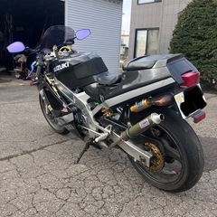 RGV250γ SP ガンマ　VJ21A 前後17インチ　チャンバー　オーリンズ　バックステップ　引き取り限定　自賠12年8月の画像