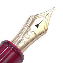 PLATINUM プラチナ 万年筆 ＃3776 センチュリー ペン先 14K-585 F ブルゴーニュの画像