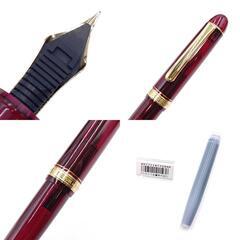PLATINUM プラチナ 万年筆 ＃3776 センチュリー ペン先 14K-585 F ブルゴーニュの画像