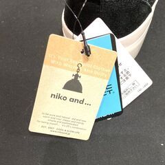 タグ付き　未使用品　niko and　ニコアンド　スニーカー　スリッポン　の画像