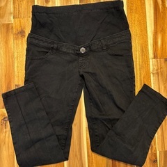 出産準備　マタニティ　M-Lサイズ ストライプ　長袖　長ズボン　お産パッド　骨盤ベルトの画像