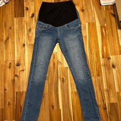 出産準備　マタニティ　M-Lサイズ ストライプ　長袖　長ズボン　お産パッド　骨盤ベルトの画像