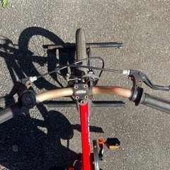 NO:1  赤　子供自転車d-bike アイデス　18インチ の画像