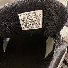 M2511-251 asics ランニングシューズ T516N ブルー 26.5センチ 汚れ有りの画像