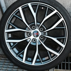 19×8.5J 純正 アルミ ホイール 5穴 PCD 114.3 +55の画像