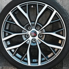 19×8.5J 純正 アルミ ホイール 5穴 PCD 114.3 +55の画像