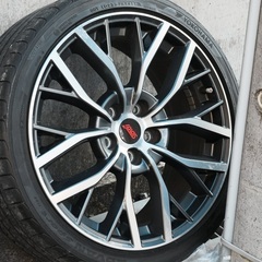 19×8.5J 純正 アルミ ホイール 5穴 PCD 114.3 +55の画像