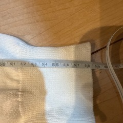 ナノユニバース　NANO UNIVERSE オフホワイトM クルーネックニット　メンズの画像