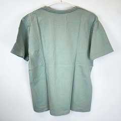 【未使用】ALMOND アーモンド 半袖Tシャツ ロゴ ブランドロゴ 刺繍 USAコットン 日本製 M GRASS TS2007S ユニセックスの画像