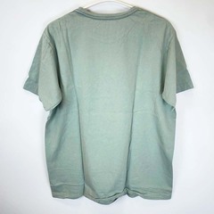 【未使用】ALMOND アーモンド 半袖Tシャツ ロゴ ブランドロゴ 刺繍 USAコットン 日本製 L GRASS TS2007S ユニセックスの画像