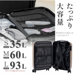 未使用品　キャリーケースの画像