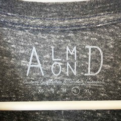 【未使用】Almond Surfboards アーモンド サーフ 半袖Tシャツ ロゴ L ブラック TS2014S ユニセックスの画像