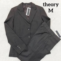 【theory】パンツスーツ チャコール M セットアップの画像