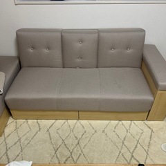 ソファ ソファー おしゃれ 2人掛け 二人掛け 収納付き 引き出し ソファベッド ソファーベッド 収納付きソファー 収納ソファー リクライニングソファー カウチソファー 北欧の画像