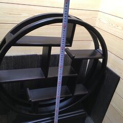 丸型 茶壷 飾棚 インテリア 雑貨 置物 レトロ 和室の画像