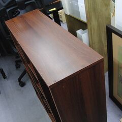 スライド本棚 幅90㎝奥行29.5㎝高さ92㎝ コミックラック 収納棚 書棚 札幌 手稲の画像