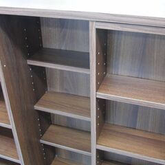 スライド本棚 幅90㎝奥行29.5㎝高さ92㎝ コミックラック 収納棚 書棚 札幌 手稲の画像