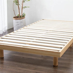 9s-gnp001sd 脚付きすのこベッド フレーム　セミダブルの画像