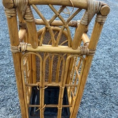 ラタン製　傘立ての画像